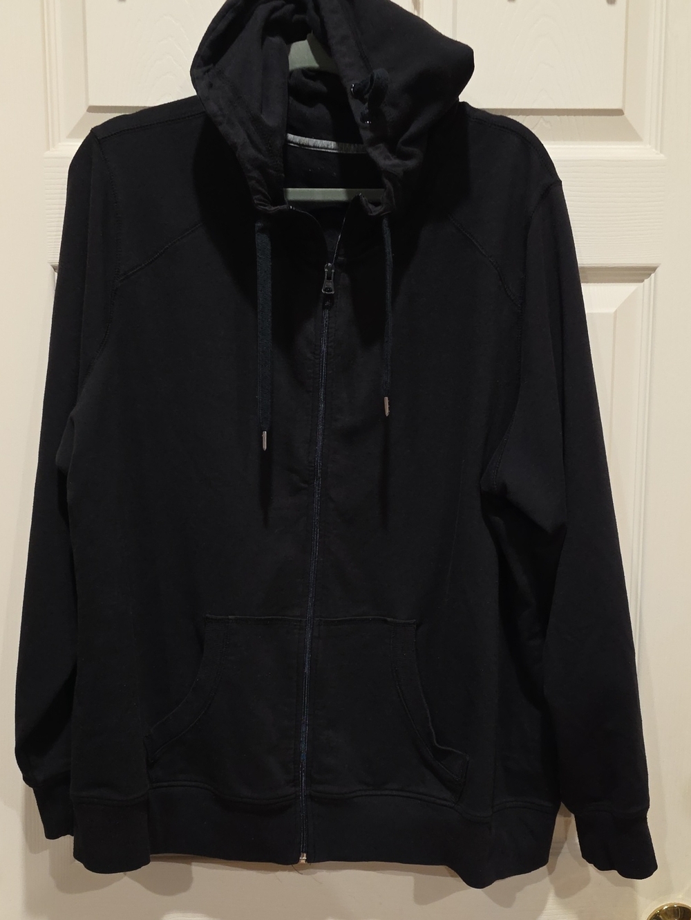 Source Unknown Black Zip-Up Hoodie Jacket